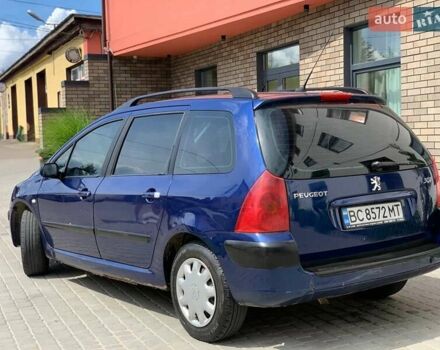 Синій Пежо 307, об'ємом двигуна 1.59 л та пробігом 377 тис. км за 2600 $, фото 5 на Automoto.ua