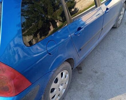 Синий Пежо 307, объемом двигателя 1.4 л и пробегом 261 тыс. км за 3600 $, фото 1 на Automoto.ua