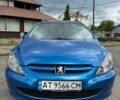 Синий Пежо 307, объемом двигателя 2 л и пробегом 411 тыс. км за 3000 $, фото 1 на Automoto.ua