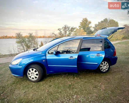 Синий Пежо 307, объемом двигателя 1.59 л и пробегом 336 тыс. км за 5000 $, фото 6 на Automoto.ua