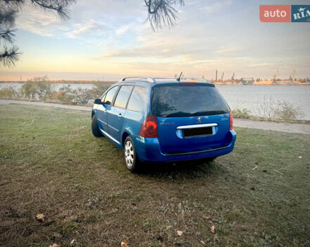 Синий Пежо 307, объемом двигателя 1.59 л и пробегом 336 тыс. км за 5000 $, фото 8 на Automoto.ua