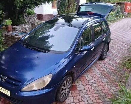Синий Пежо 307, объемом двигателя 2 л и пробегом 455 тыс. км за 3200 $, фото 11 на Automoto.ua