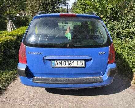 Синій Пежо 307, об'ємом двигуна 0 л та пробігом 430 тис. км за 3300 $, фото 4 на Automoto.ua