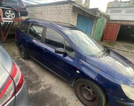 Синій Пежо 307, об'ємом двигуна 1.6 л та пробігом 262 тис. км за 2300 $, фото 1 на Automoto.ua