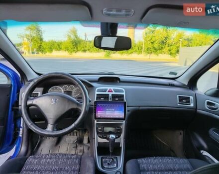 Синий Пежо 307, объемом двигателя 2 л и пробегом 296 тыс. км за 3300 $, фото 11 на Automoto.ua