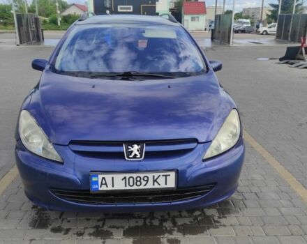 Синий Пежо 307, объемом двигателя 1.6 л и пробегом 306 тыс. км за 2700 $, фото 1 на Automoto.ua