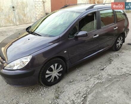 Синій Пежо 307, об'ємом двигуна 2 л та пробігом 467 тис. км за 3500 $, фото 1 на Automoto.ua