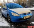 Синий Пежо 307, объемом двигателя 2 л и пробегом 360 тыс. км за 3700 $, фото 1 на Automoto.ua