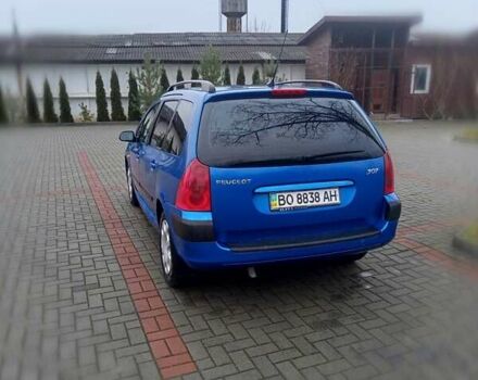 Синій Пежо 307, об'ємом двигуна 1.6 л та пробігом 210 тис. км за 2999 $, фото 9 на Automoto.ua