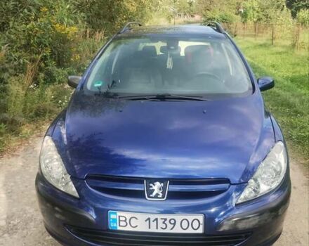 Синий Пежо 307, объемом двигателя 1.6 л и пробегом 321 тыс. км за 3700 $, фото 1 на Automoto.ua