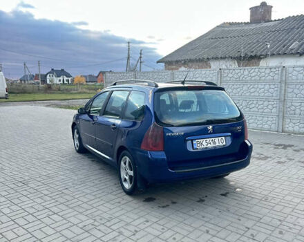 Синій Пежо 307, об'ємом двигуна 2 л та пробігом 480 тис. км за 2999 $, фото 2 на Automoto.ua