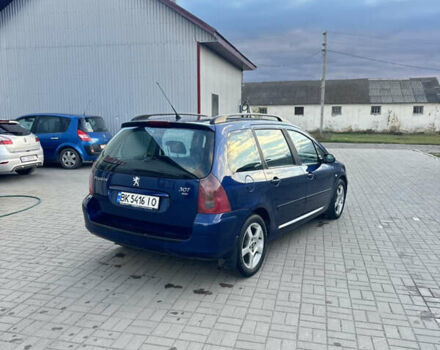 Синій Пежо 307, об'ємом двигуна 2 л та пробігом 480 тис. км за 2999 $, фото 3 на Automoto.ua