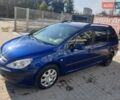 Синий Пежо 307, объемом двигателя 1.59 л и пробегом 335 тыс. км за 3500 $, фото 1 на Automoto.ua