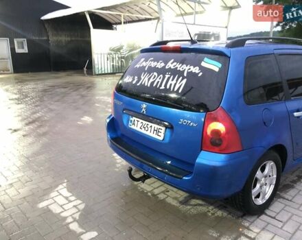 Синій Пежо 307, об'ємом двигуна 1.6 л та пробігом 320 тис. км за 4300 $, фото 2 на Automoto.ua