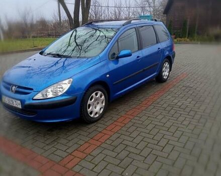 Синій Пежо 307, об'ємом двигуна 1.6 л та пробігом 210 тис. км за 2999 $, фото 3 на Automoto.ua