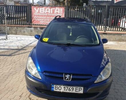 Синий Пежо 307, объемом двигателя 1.59 л и пробегом 335 тыс. км за 3500 $, фото 3 на Automoto.ua