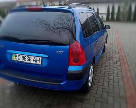 Синій Пежо 307, об'ємом двигуна 1.6 л та пробігом 210 тис. км за 2999 $, фото 11 на Automoto.ua
