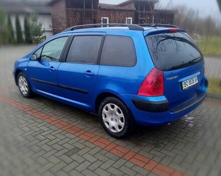 Синій Пежо 307, об'ємом двигуна 1.6 л та пробігом 210 тис. км за 2999 $, фото 8 на Automoto.ua