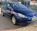 Синий Пежо 307, объемом двигателя 2 л и пробегом 320 тыс. км за 3050 $, фото 1 на Automoto.ua