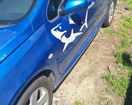 Синій Пежо 307, об'ємом двигуна 2 л та пробігом 300 тис. км за 3500 $, фото 2 на Automoto.ua