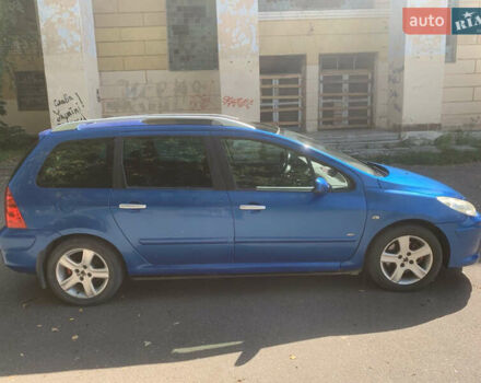 Синій Пежо 307, об'ємом двигуна 2 л та пробігом 327 тис. км за 4100 $, фото 3 на Automoto.ua