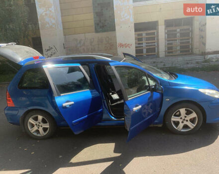 Синій Пежо 307, об'ємом двигуна 2 л та пробігом 327 тис. км за 4100 $, фото 7 на Automoto.ua
