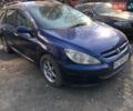 Синий Пежо 307, объемом двигателя 1.56 л и пробегом 350 тыс. км за 1450 $, фото 1 на Automoto.ua