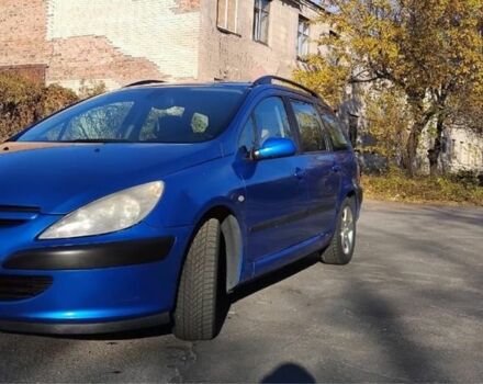 Синий Пежо 307, объемом двигателя 2 л и пробегом 3 тыс. км за 2050 $, фото 1 на Automoto.ua
