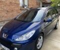 Синий Пежо 307, объемом двигателя 1.59 л и пробегом 230 тыс. км за 4300 $, фото 1 на Automoto.ua