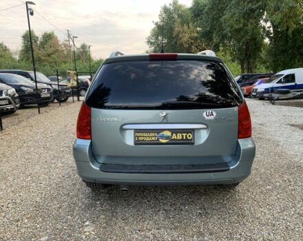 Синий Пежо 307, объемом двигателя 2 л и пробегом 234 тыс. км за 4850 $, фото 6 на Automoto.ua