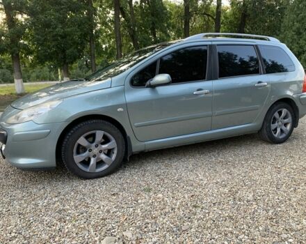 Синий Пежо 307, объемом двигателя 2 л и пробегом 234 тыс. км за 4850 $, фото 5 на Automoto.ua