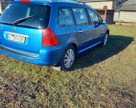 Синій Пежо 307, об'ємом двигуна 1.56 л та пробігом 335 тис. км за 4500 $, фото 9 на Automoto.ua
