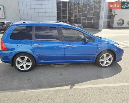 Пежо 307 2006 в Ивано-Франковске на Automoto.ua Синий Пежо 307, объемом двигателя 2 л и пробегом 159 тыс. км за 3700 $, фото 2 на Automoto.ua