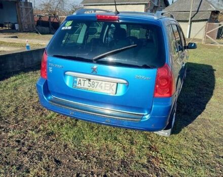 Синій Пежо 307, об'ємом двигуна 1.56 л та пробігом 335 тис. км за 4500 $, фото 11 на Automoto.ua