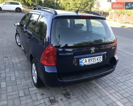 Синий Пежо 307, объемом двигателя 1.36 л и пробегом 172 тыс. км за 5000 $, фото 1 на Automoto.ua