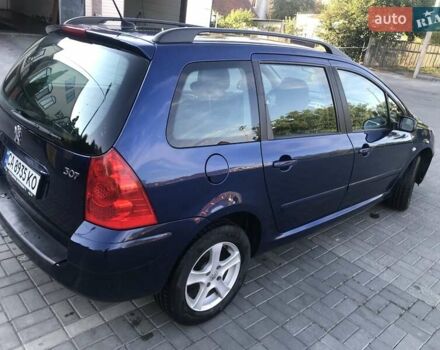 Синий Пежо 307, объемом двигателя 1.36 л и пробегом 172 тыс. км за 5000 $, фото 4 на Automoto.ua