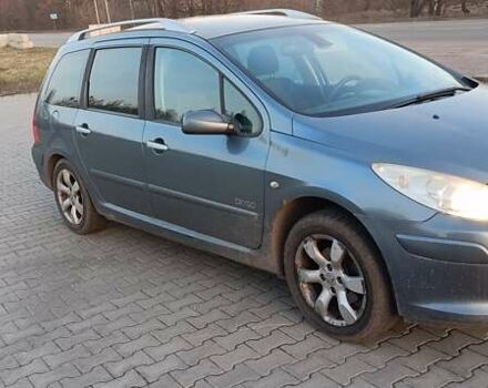 Синій Пежо 307, об'ємом двигуна 1.6 л та пробігом 252 тис. км за 5199 $, фото 2 на Automoto.ua