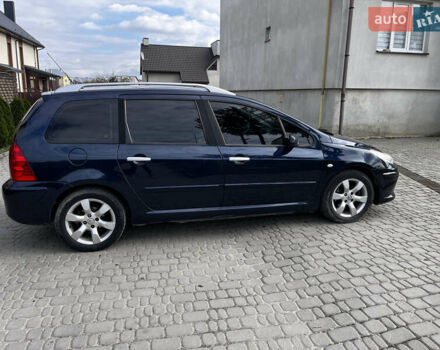 Синий Пежо 307, объемом двигателя 1.56 л и пробегом 300 тыс. км за 4350 $, фото 8 на Automoto.ua