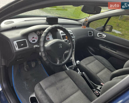 Синий Пежо 307, объемом двигателя 1.56 л и пробегом 300 тыс. км за 4350 $, фото 17 на Automoto.ua