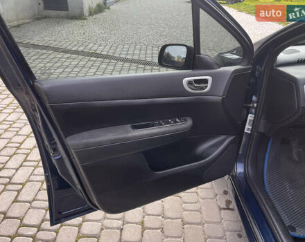 Синий Пежо 307, объемом двигателя 1.56 л и пробегом 300 тыс. км за 4350 $, фото 18 на Automoto.ua