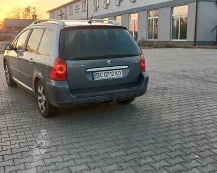 Синій Пежо 307, об'ємом двигуна 1.6 л та пробігом 252 тис. км за 5199 $, фото 4 на Automoto.ua