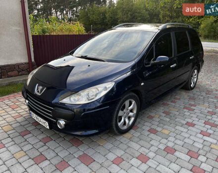 Синий Пежо 307, объемом двигателя 1.56 л и пробегом 297 тыс. км за 4500 $, фото 2 на Automoto.ua