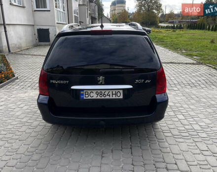 Синий Пежо 307, объемом двигателя 1.56 л и пробегом 300 тыс. км за 4350 $, фото 10 на Automoto.ua