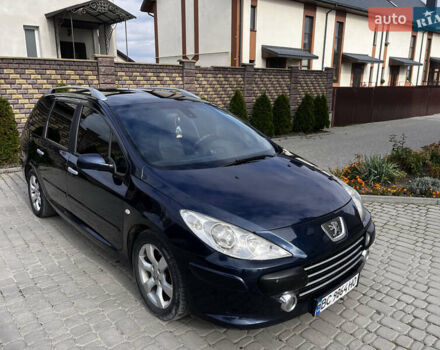 Синий Пежо 307, объемом двигателя 1.56 л и пробегом 300 тыс. км за 4350 $, фото 16 на Automoto.ua