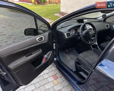 Синий Пежо 307, объемом двигателя 1.56 л и пробегом 297 тыс. км за 4500 $, фото 11 на Automoto.ua