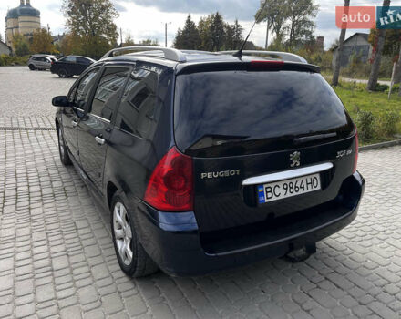 Синий Пежо 307, объемом двигателя 1.56 л и пробегом 300 тыс. км за 4350 $, фото 11 на Automoto.ua