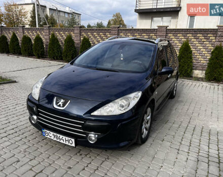 Синий Пежо 307, объемом двигателя 1.56 л и пробегом 300 тыс. км за 4350 $, фото 15 на Automoto.ua