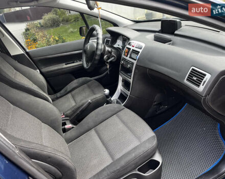 Синий Пежо 307, объемом двигателя 1.56 л и пробегом 300 тыс. км за 4350 $, фото 23 на Automoto.ua