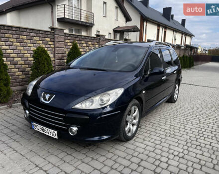 Синий Пежо 307, объемом двигателя 1.56 л и пробегом 300 тыс. км за 4350 $, фото 3 на Automoto.ua