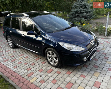 Синий Пежо 307, объемом двигателя 1.56 л и пробегом 297 тыс. км за 4500 $, фото 3 на Automoto.ua